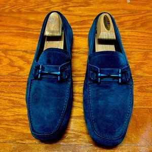 Ferragamo Dark Blue loafers Size D9